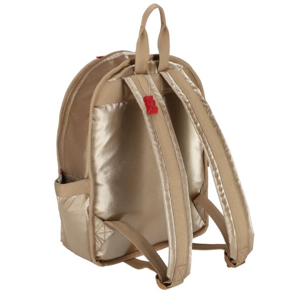 LESPORTSAC x Haribo | Route Small Backpack in Gold Patent Shine - Picture 4 of 11